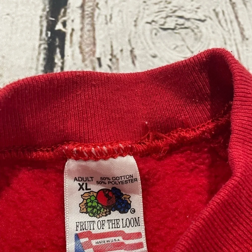Vintage Rudolph the Red nose Reindeer 1980s Ugly Christmas Sweatshirt